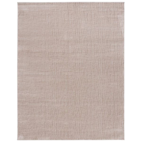 Continental 7 ft. x 9 ft. Beige/Gray Gradient Striped Area Rug