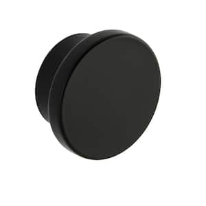 Oversized Ethan 1-5/8 in. Matte Black Round Cabinet Knob (25-Pack)