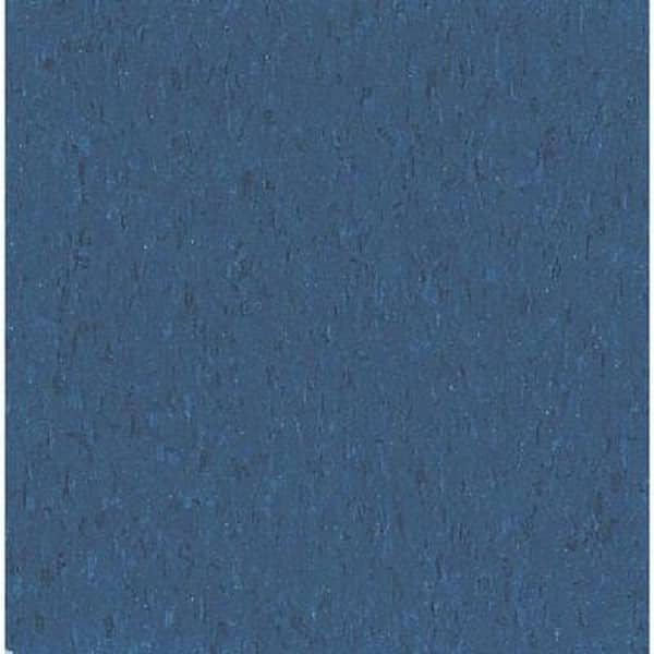 Armstrong Take Home Sample - Imperial Texture VCT Gentian Blue Standard Excelon Commercial Vinyl Tile - 6 in. x 6 in.