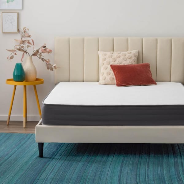 Linenspa Essentials King Firm Gel Memory Foam Hybrid 8 in. Bed-in-a-Box Mattress