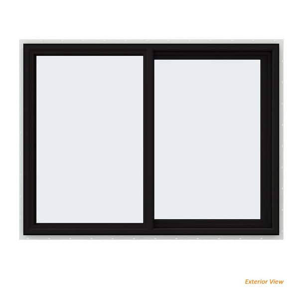 JELD-WEN 48 in. x 36 in. V-4500 Series Black Exterior/White