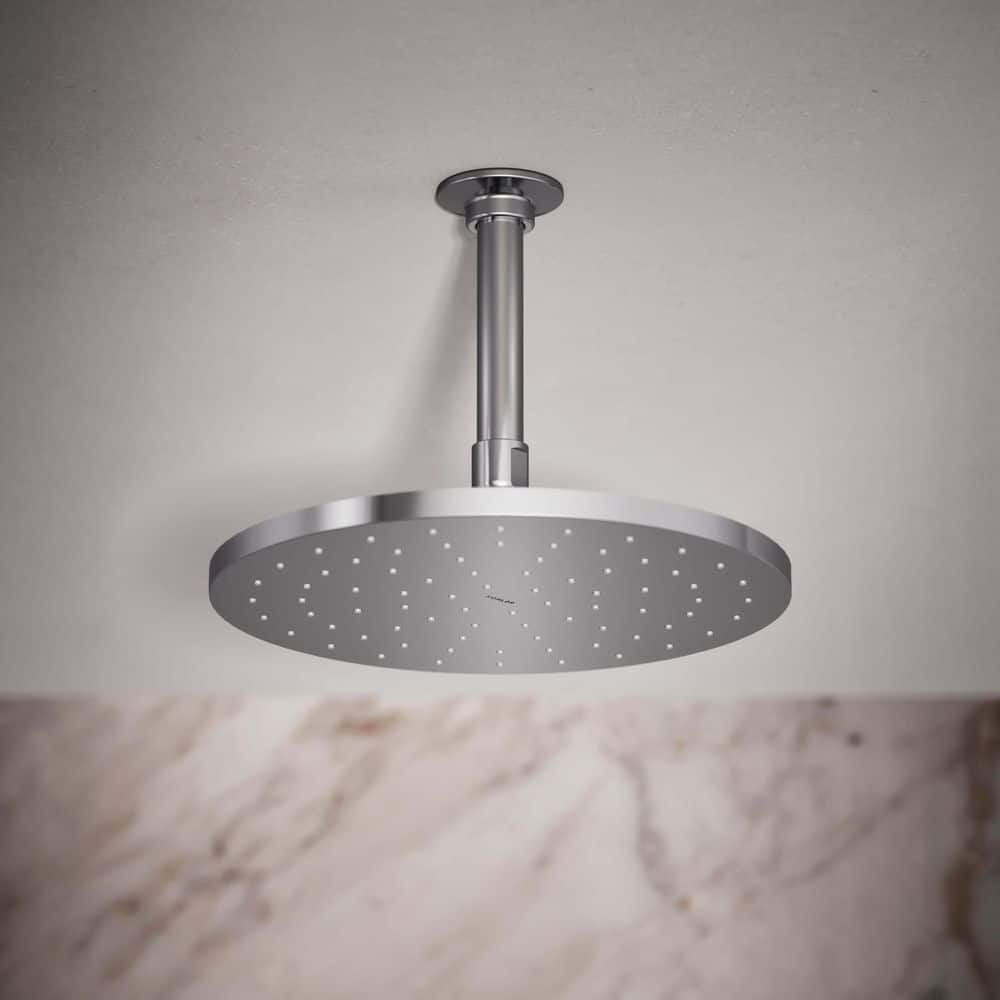 Polished Chrome 10" Round Ceiling Mounted Rain Showerhead
