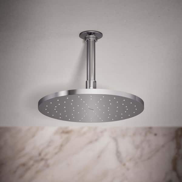 1-Spray Patterns with 10 in. Ceiling Mount Fixed Shower Head in Polished Chrome