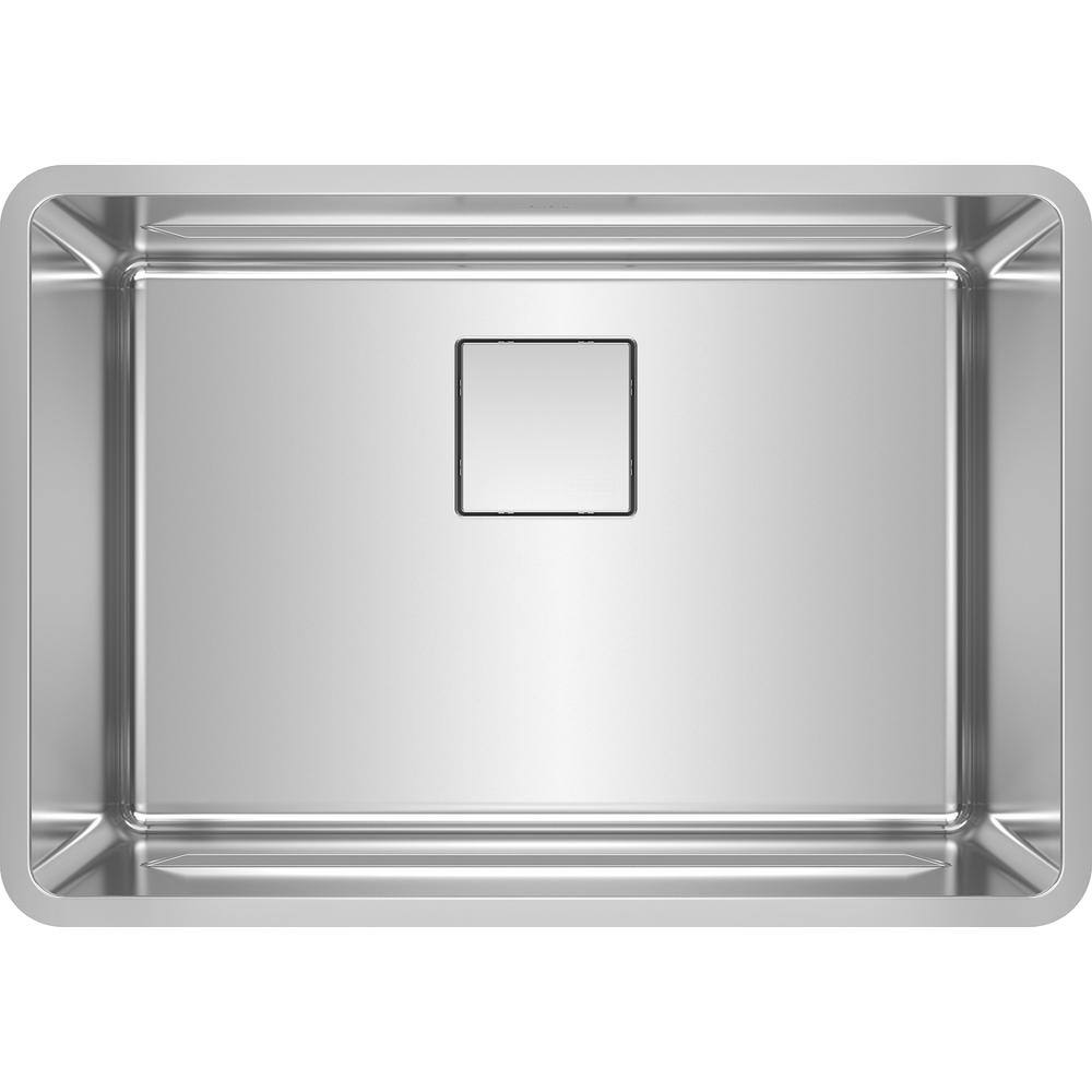 Pescara Undermount Stainless Steel 26.5 in. x 18.5 in. Single Bowl Kitchen 
