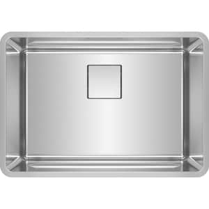 Pescara Undermount Stainless Steel 26.5 in. x 18.5 in. Single Bowl Kitchen Sink