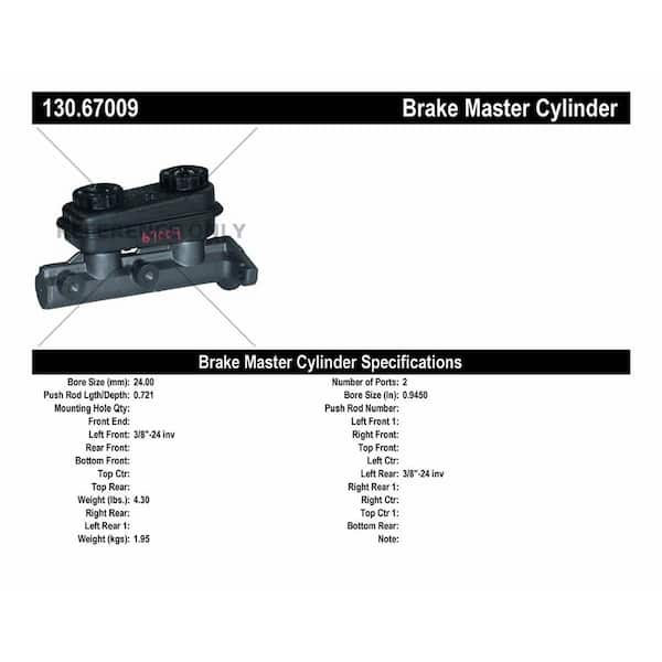 Centric Parts Brake Master Cylinder