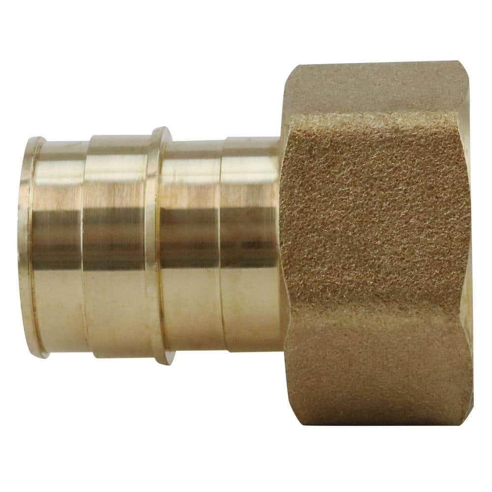Apollo 1 in. Brass PEX-A Expansion Barb x 1 in. FNPT Female Adapter EPXFA1  - The Home Depot