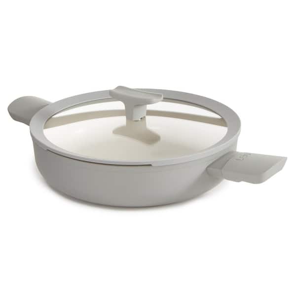 BergHOFF Balance 3.1 qt. Nonstick Recycled Aluminum Sauté Pan 10.25 in. with Glass Lid Moonmist