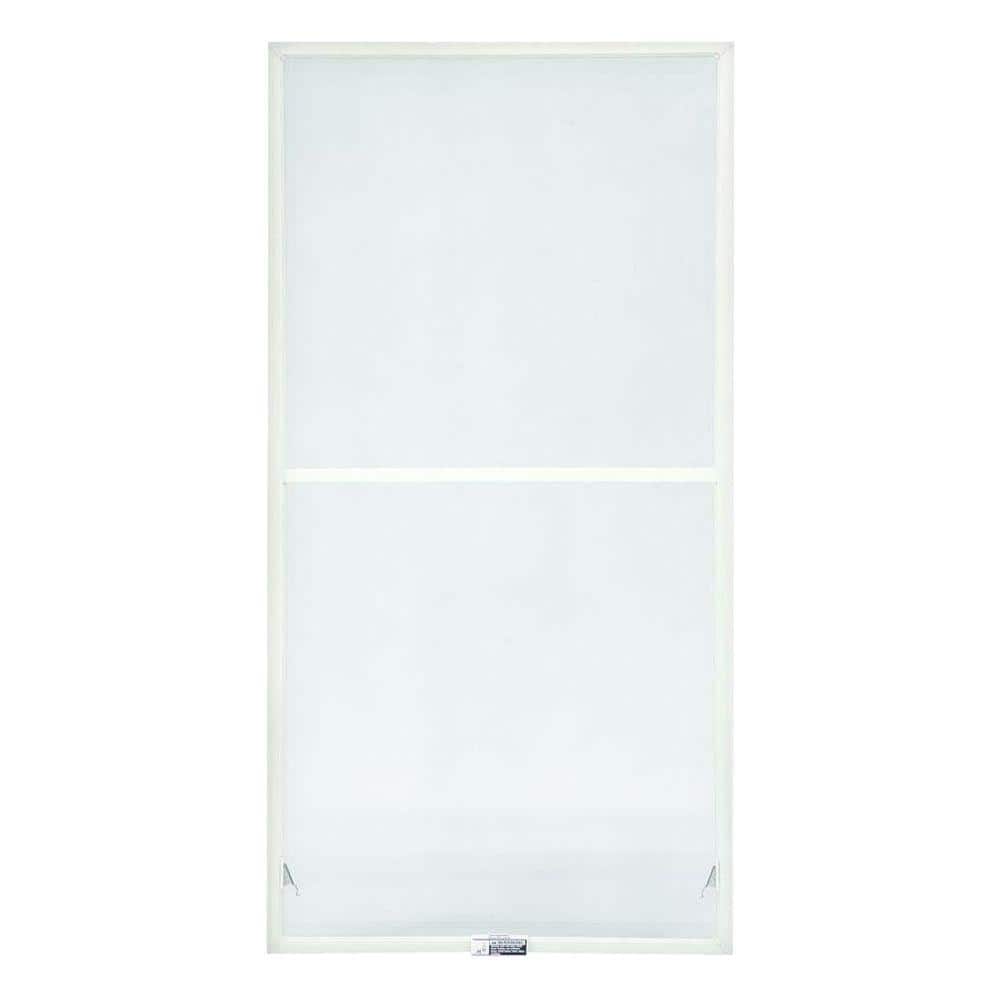 27-7/8 in. x 38-27/32 in. 200 and 400 Series White Aluminum Double-Hung Tru