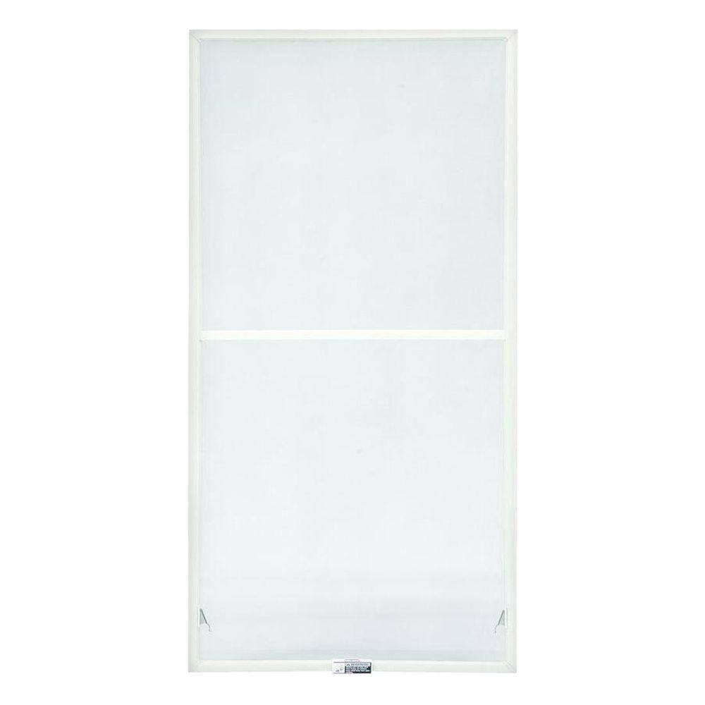 39-7/8 in. x 38-27/32 in. 200 and 400 Series White Aluminum Double-Hung Tru
