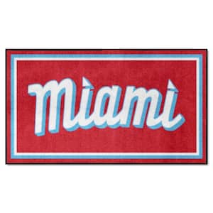 Miami Marlins 3ft. x 5ft. Plush Area Rug