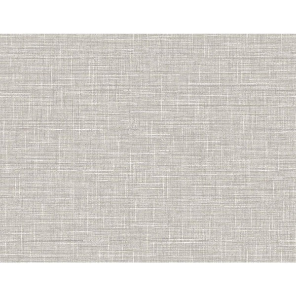 DuPont 60.75 sq. ft. Tedlar Winter Grey Grasmere Weave High Performance Vinyl Unpasted Wallpaper Roll
