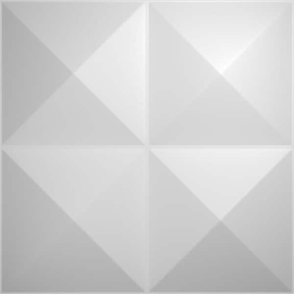 11 7/8"W x 11 7/8"H Tirana EnduraWall Decorative 3D Wall Panel Covers 11.75 Sq. Ft. (12-Pack for 11.75 Sq. Ft.)
