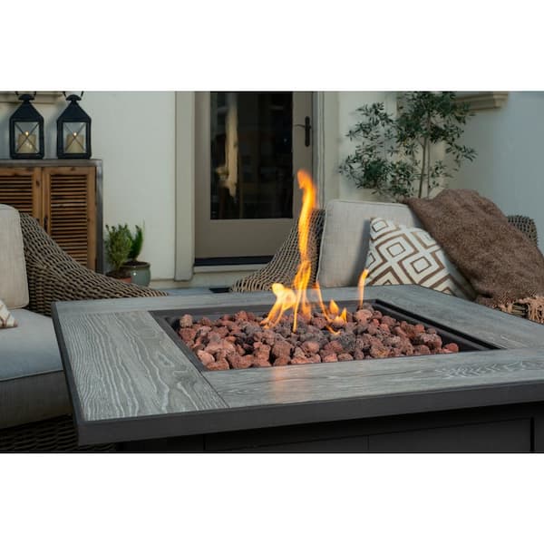 Sunbeam Premium Aluminum Propane/Natural Gas Fire Pit Table