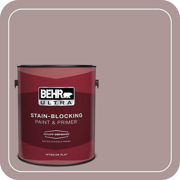BEHR ULTRA 1 gal. #PMD-53 Antique Mauve Extra Durable Flat Interior Paint & Primer