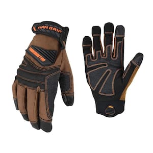 FIRM GRIP Trade Master Medium Tan Duck Canvas Glove 55276-12 - The