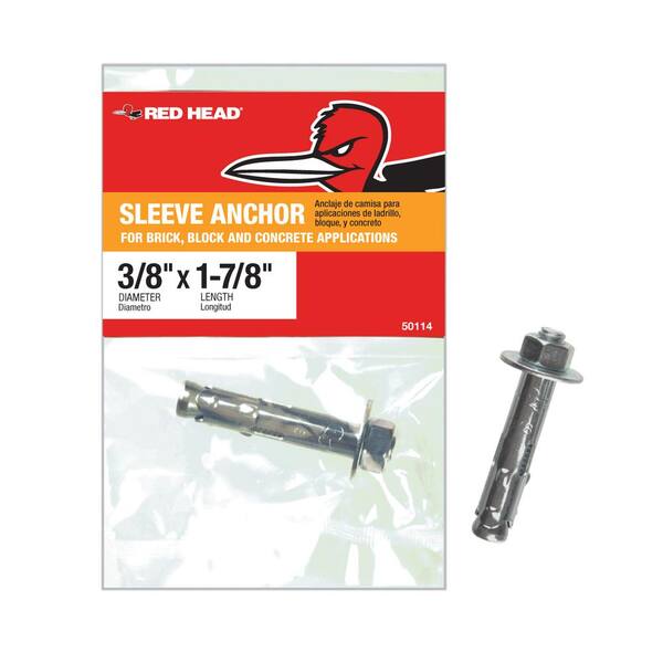 The best fasteners Zinc 50 3/8x1-7/8 Hex Nut Sleeve Anchors The best fasteners Zinc 50 3/8x1-7/8 Hex Nut Sleeve Anchors