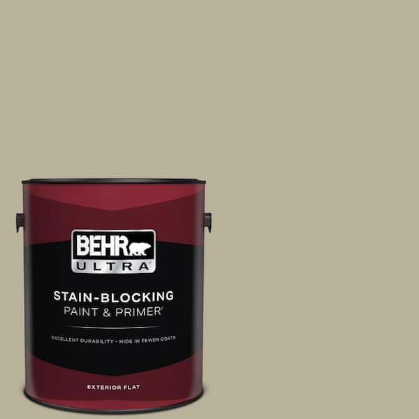 BEHR ULTRA 1 gal. #N340-3 Bonsai Pot Flat Exterior Paint & Primer