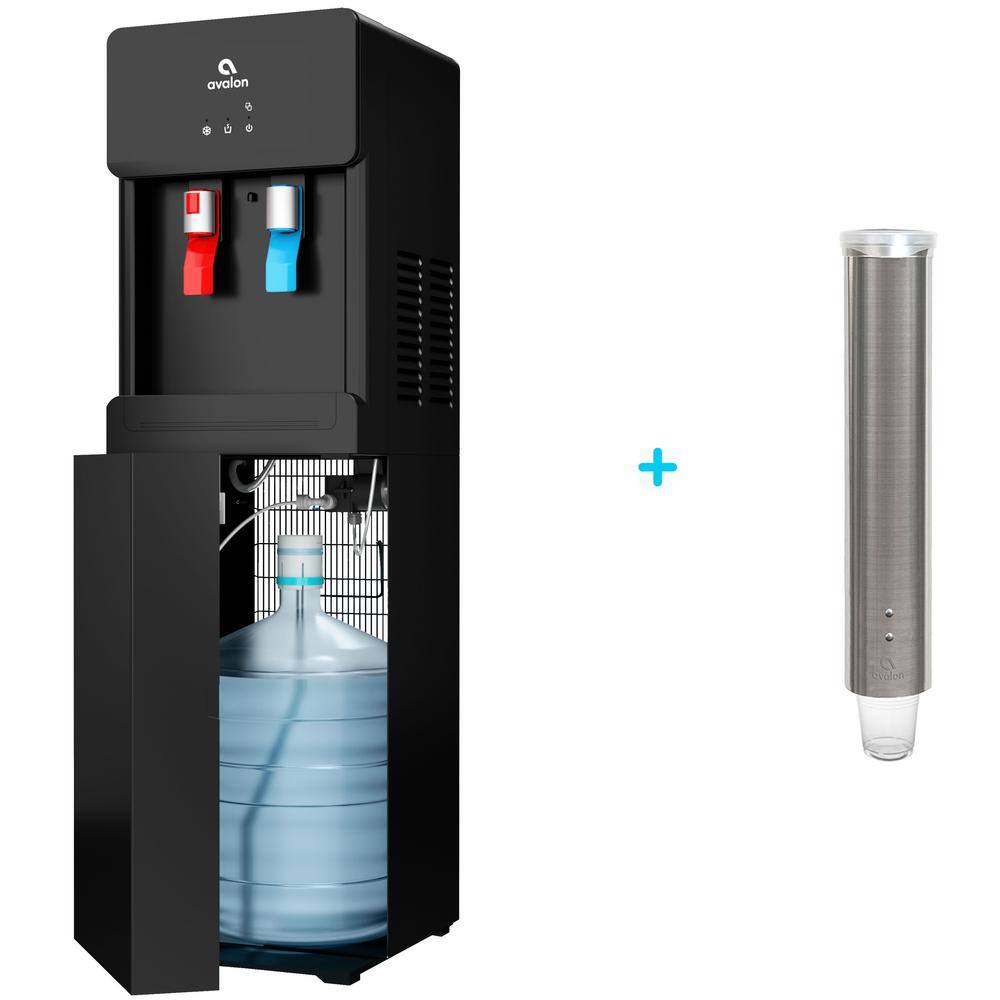 Avalon A6 Bottom Loading Water Cooler Dispenser, Cup Dispenser, Black ...