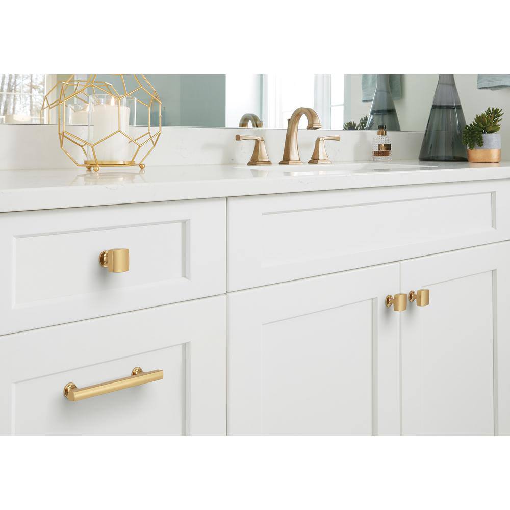 Champagne Bronze 5-1/16 Inch Modern Cabinet Pull