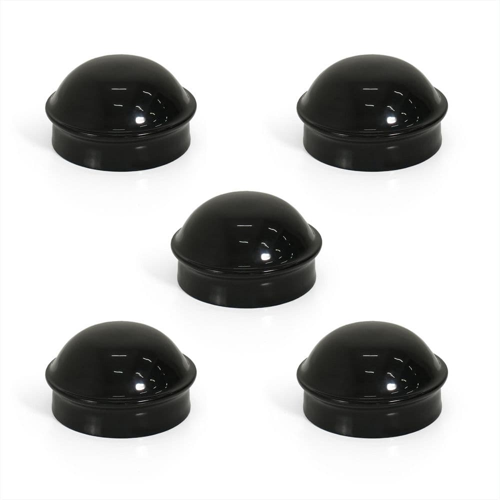 2-3/8 in. Chain Link Fence Black Galvanized Steel Terminal Post Cap (Pack of 5) price history on PriceWatchPro
