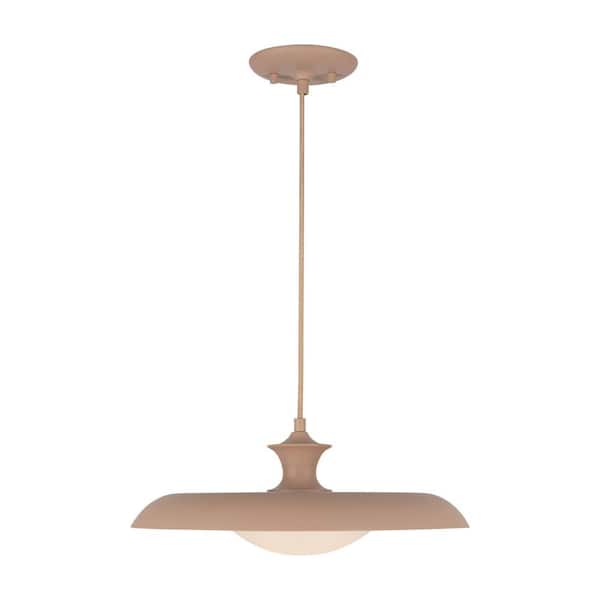ALORA MOOD Minori 15-in 1 Light 60-Watt Peach Pendant Light
