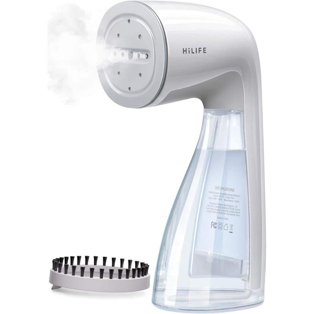 Portable Garment Clothes Steamer with Large 300ml Tank Ideal for All Fabric