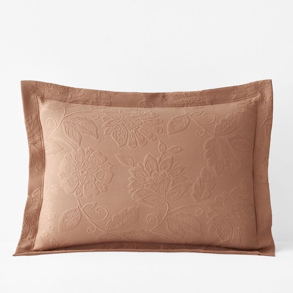 The Company Store Putnam Matelasse Clay Cotton Standard Sham