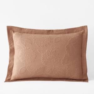 Putnam Matelasse Clay Cotton Standard Sham