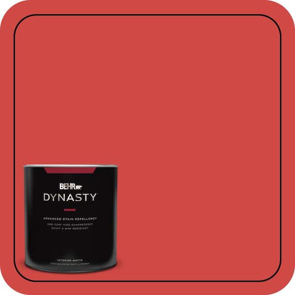 BEHR DYNASTY 1 qt. #P170-6 Race Car Stripe Matte Interior Stain-Blocking Paint and Primer