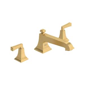 Town Square S 2-Handle Deck-Mount Roman Tub Faucet in Brushed Cool Sunrise