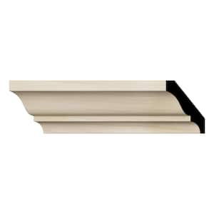 WM52 0.56 in. D x 2.75 in. W x 96 in. L Wood (Poplar) Crown Molding