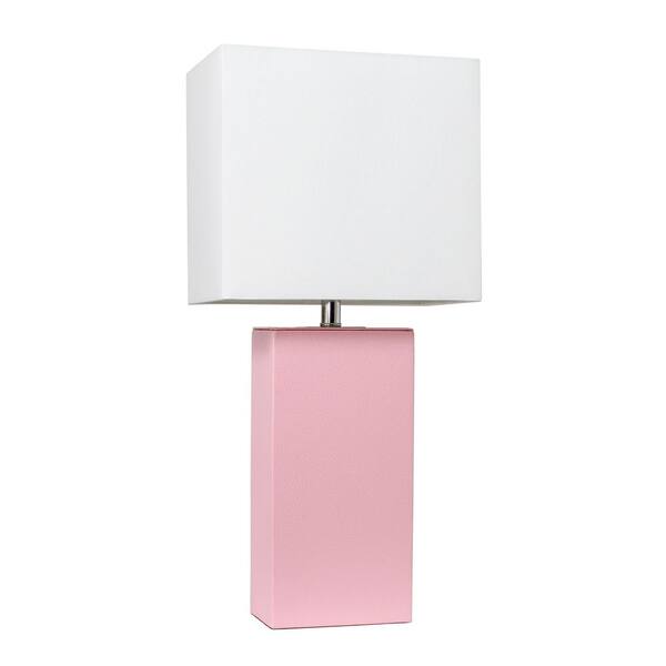 light pink lamp base