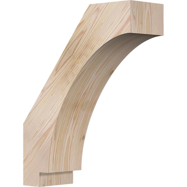 Ekena Millwork 5 1/2"W x 16"D x 20"H Imperial Smooth Knee Brace, Douglas Fir