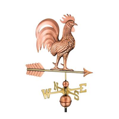 Proud Rooster Weathervane - Pure Copper
