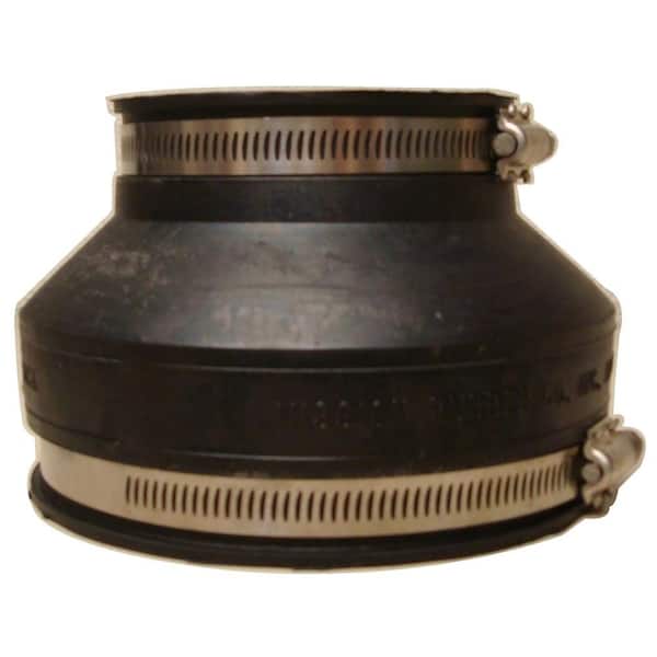 Mission Rubber 4 in. x 3 in. EPDM Rubber Sewer and Drain Coupling