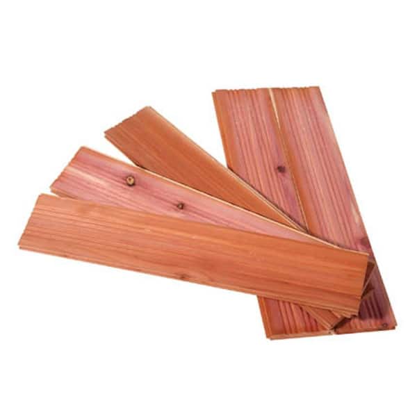 Household Essentials Cedar Drawer Shelf Liner, 6 Pack, Brown