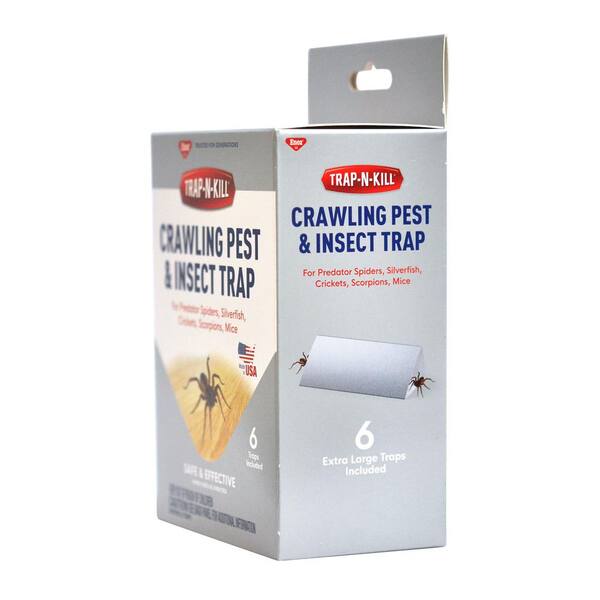 12 Cockroaches Spiders BedBug Scorpion Silverfish Insect Traps Sticky Bug  Traps