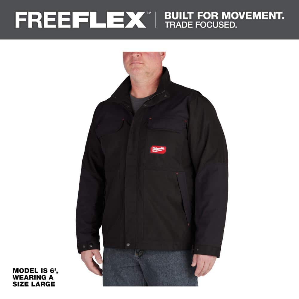 Milwaukee Men's 3X-Large Black FREEFLEX Insulated Jacket 256B-3X
