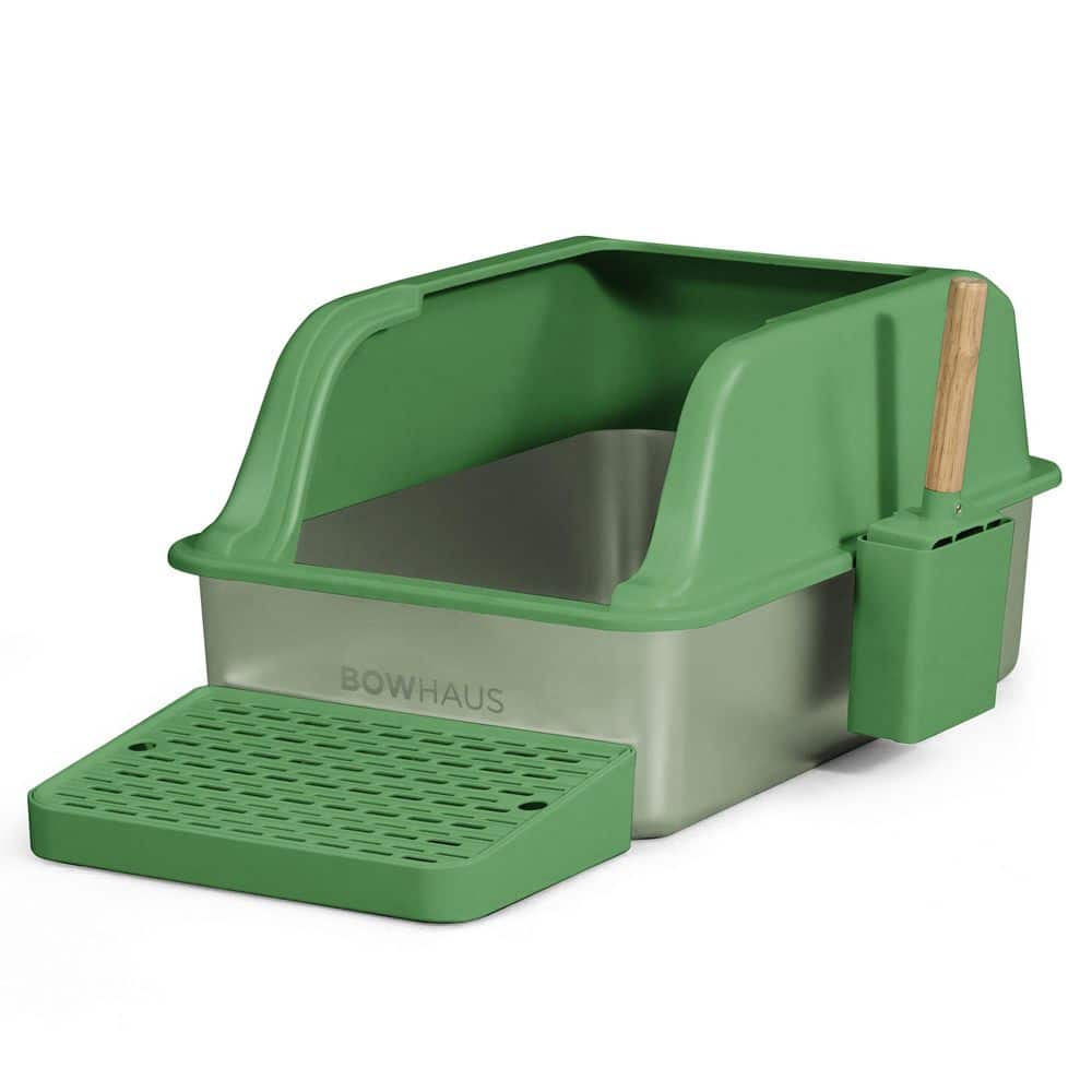 Green High Sided 23.6 in.  L x 15.7 in.  W Stainless Steel Cat Litter Box price history on PriceWatchPro
