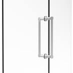 Allied Brass Contemporary 12 in. Back-to-Back Shower Door Pull in Satin ...