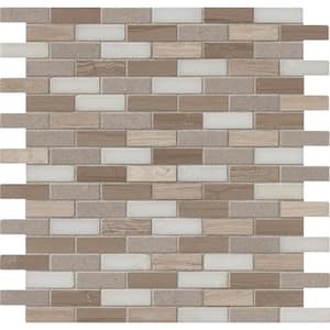 Arctic Storm 12.13 in. x 12.75 in. Honed Marble Look Floor and Wall Tile 0.98 sq. ft./Each