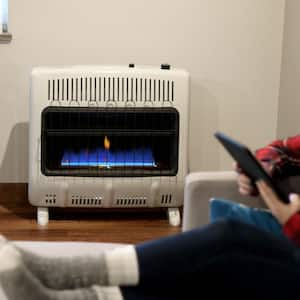 30,000 BTU Vent Free Blue Flame Propane Indoor Space Heater