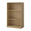 Wooden bookcase product standing alone against a white background.