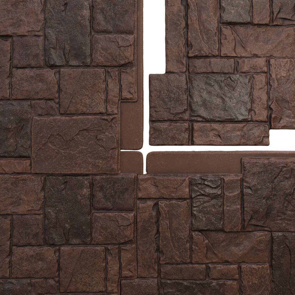 Deep Creek Castle Rock Faux Stone Siding Panel, 49" x 24.5"