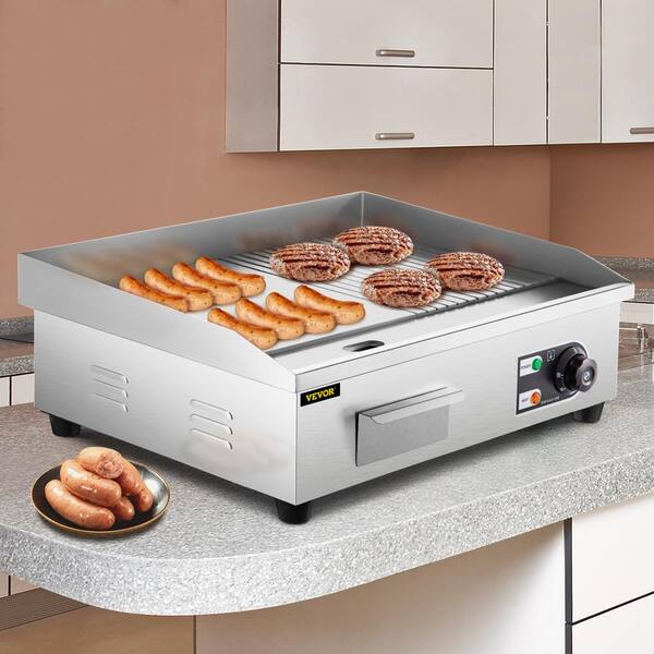 stainless steel teppanyaki grill cooktop