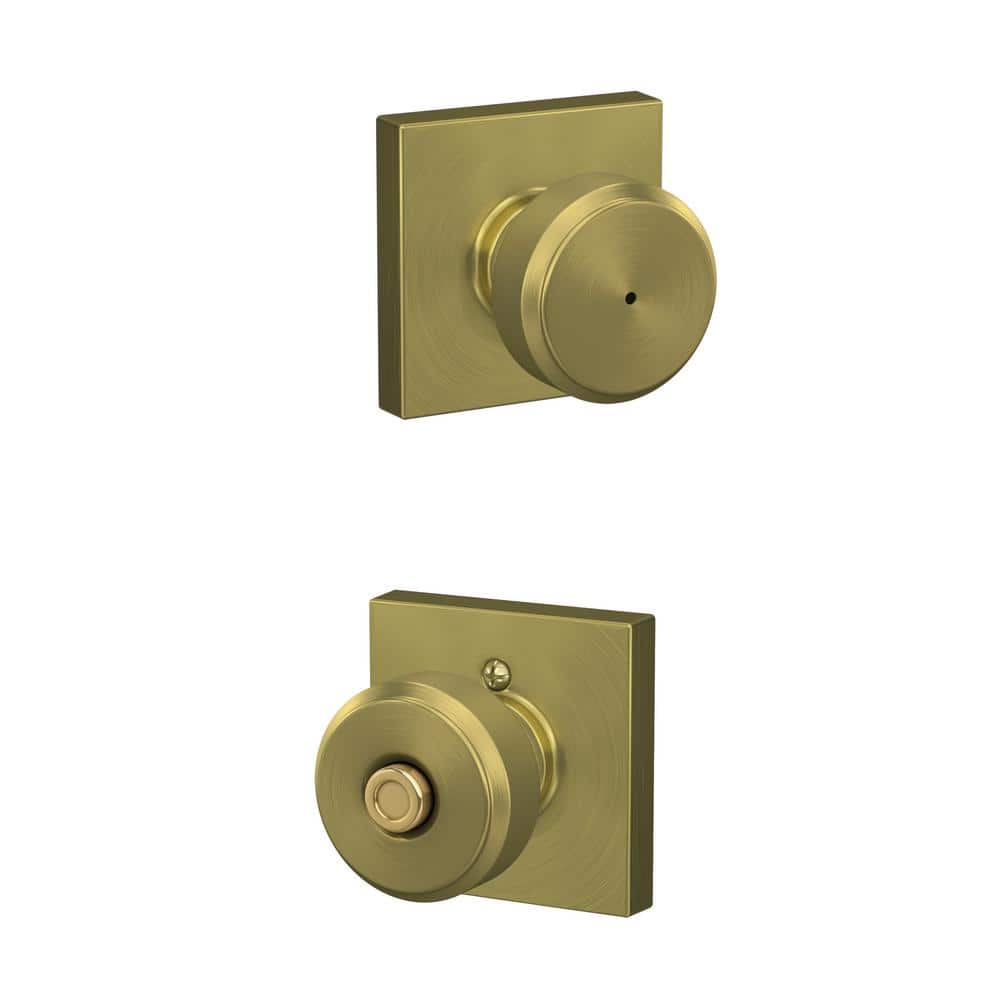 F40BWE619COL Schlage Bowery Privacy Knob with Collins Trim & Reviews