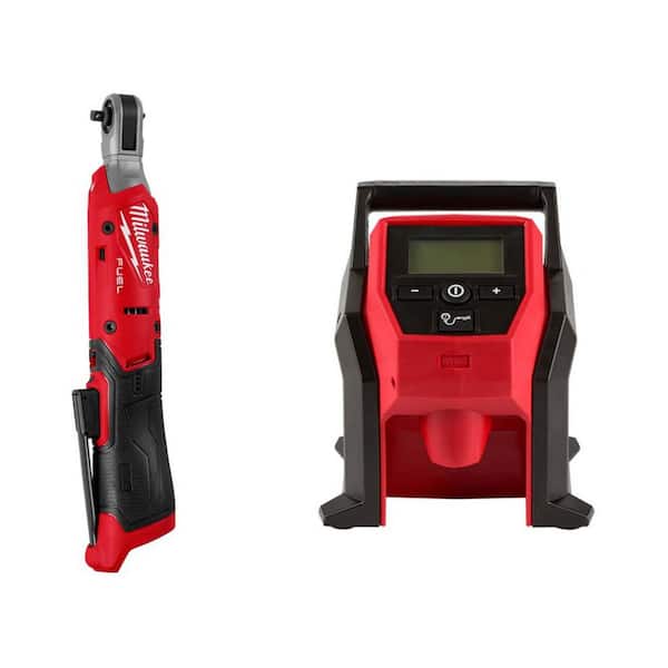 Milwaukee M12 FUEL 12V Lithium-Ion 1/2 in. Compact Cordless Ratchet ...