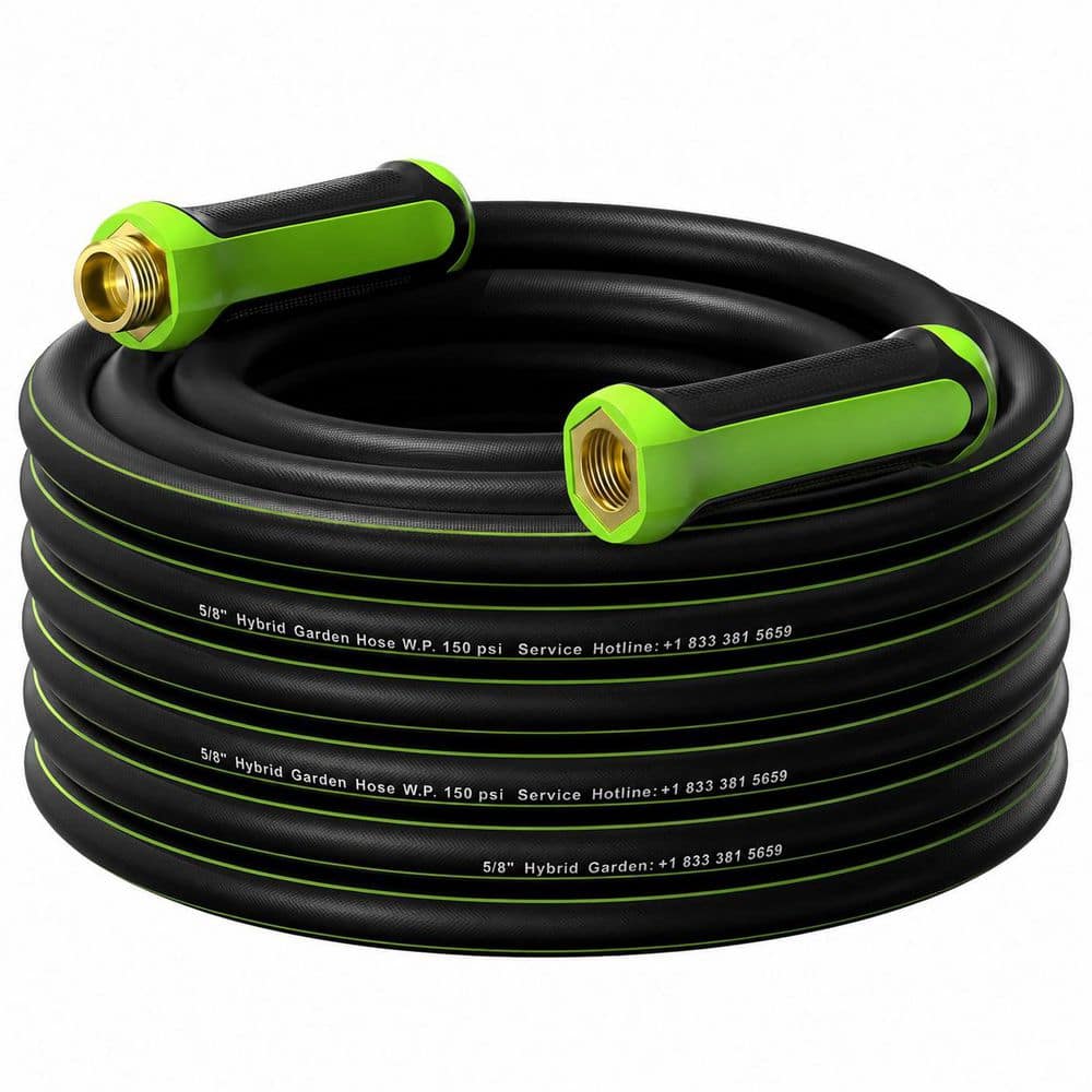 5/8 in. dia. x 50 ft. Heavy-Duty Garden Hose Flexible Lightweight Hybrid Water Hose with Swivel Handle No Kink price history on PriceWatchPro