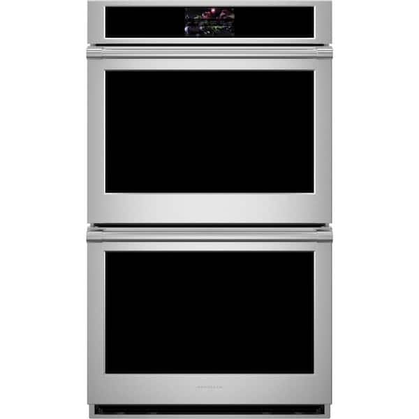 Monogram 30 in. Smart Double Electric Wall Oven with Convection Self-Cleaning in Stainless Steel